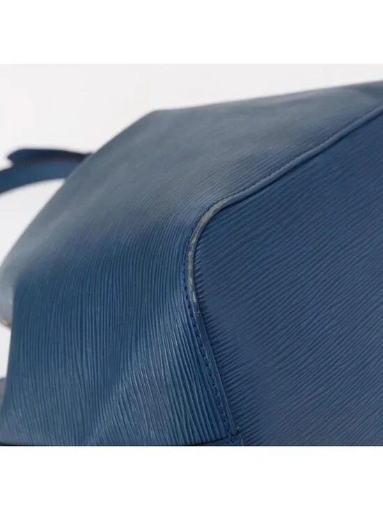 Authentic LOUIS VUITTON Epi Petit Noe Shoulder Bag Blue M44105 LV - Picture 8 of 16